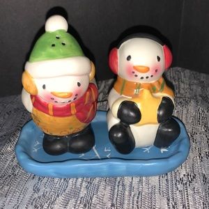 Snowman Salt & Pepper Shakers